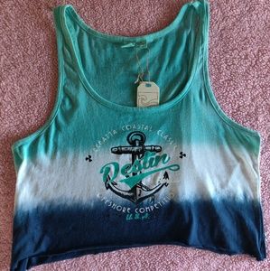 Beach by Exist Crop Top NWT Large